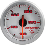 AutoMeter AirDrive Oil Temperature Gauge (52mm, 100-300F, Silver) - Angle 2
