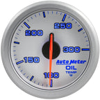 AutoMeter AirDrive Oil Temperature Gauge (52mm, 100-300F, Silver) - Angle 4