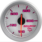 AutoMeter AirDrive Oil Temperature Gauge (52mm, 100-300F, Silver) - Angle 5
