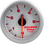 AutoMeter AirDrive Tachometer (52mm, 0-5,000 RPM, Silver) - Angle 2