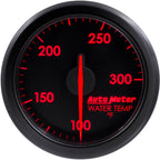 AutoMeter AirDrive Water Temperature Gauge (52mm, 100-300F, Black) - Angle 2