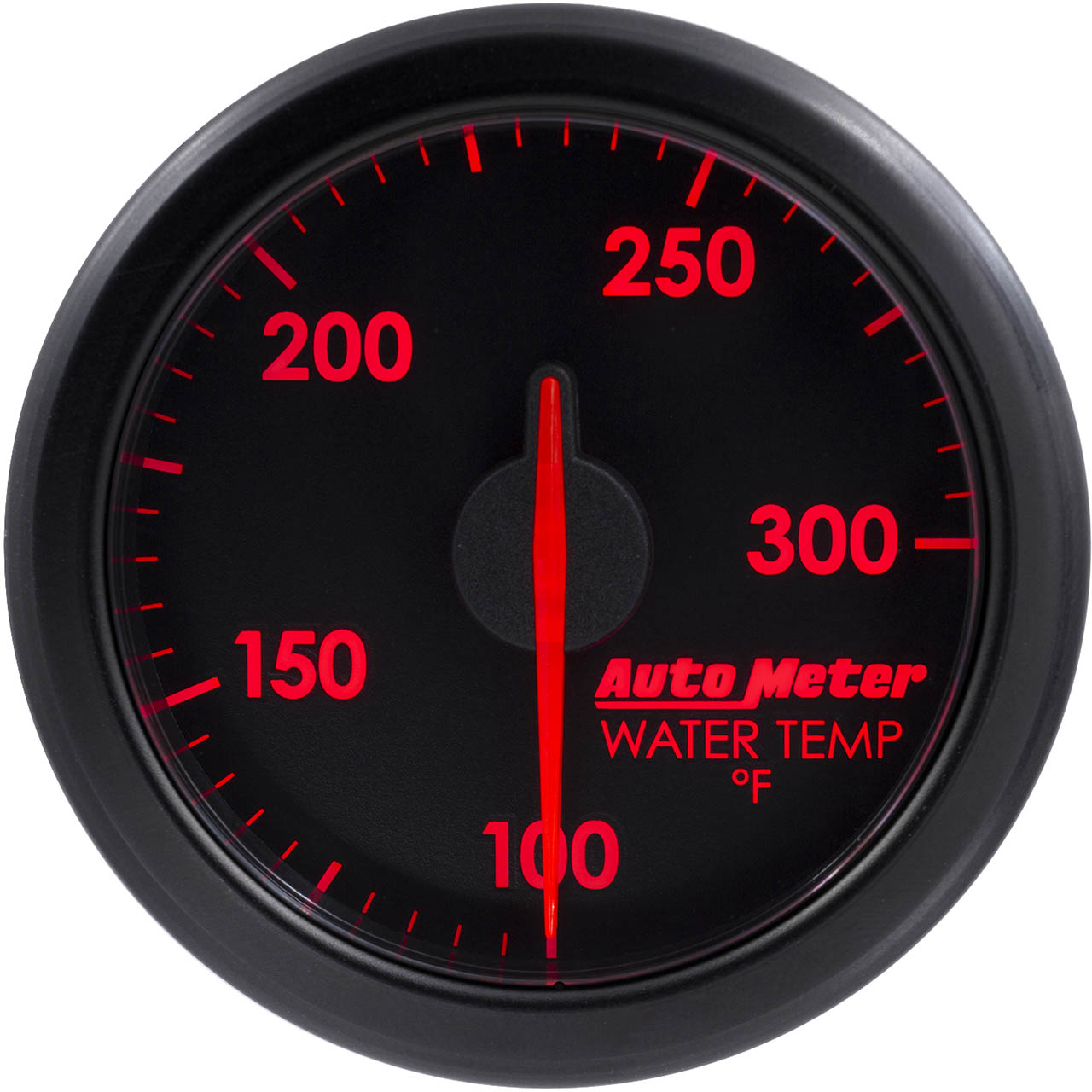 AutoMeter AirDrive Water Temperature Gauge (52mm, 100-300F, Black) - Angle 2