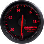 AutoMeter AirDrive Wideband AFR Gauge (52mm, Black) - Angle 2