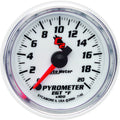 AutoMeter C2 Series, 2 1/16in Electric EGT Gauge, 0-2000F