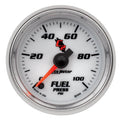 AutoMeter C2 Series, 2 1/16in Electric Fuel Pressure Gauge, 0-100 PSI