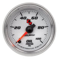 AutoMeter C2 Series, 2 1/16in Electric Oil Pressure Gauge, 0-100 PSI