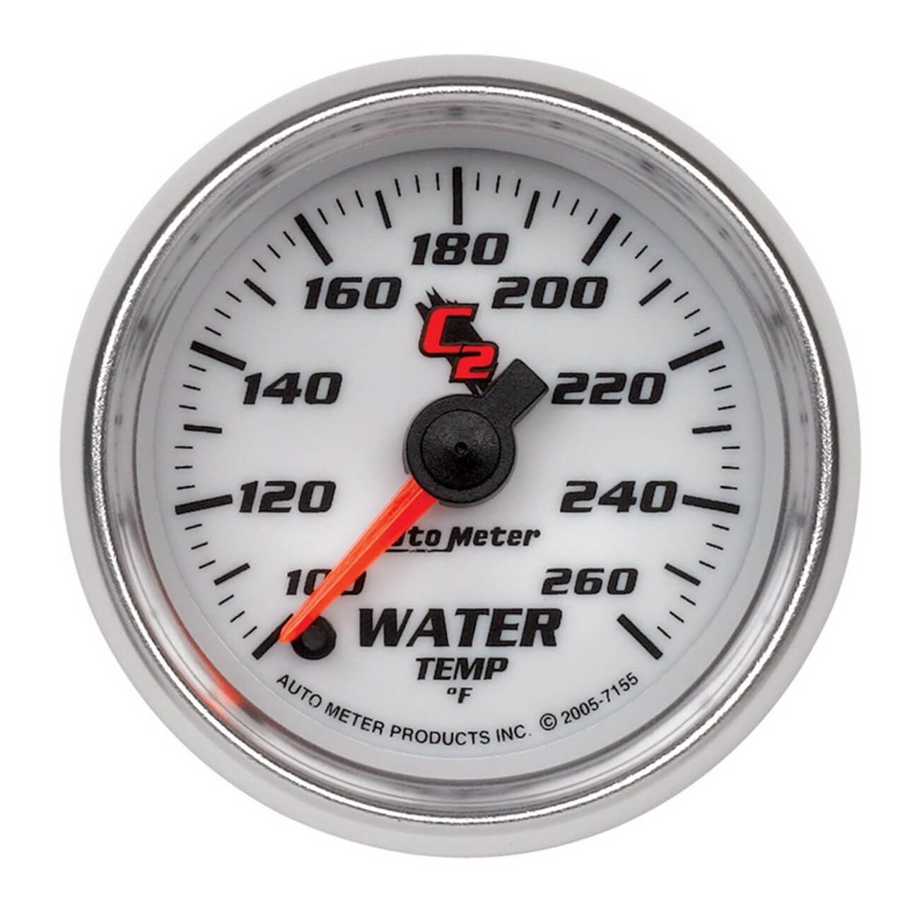 AutoMeter C2 Series, 2 1/16in Electric Water Temperature Gauge, 100-260F