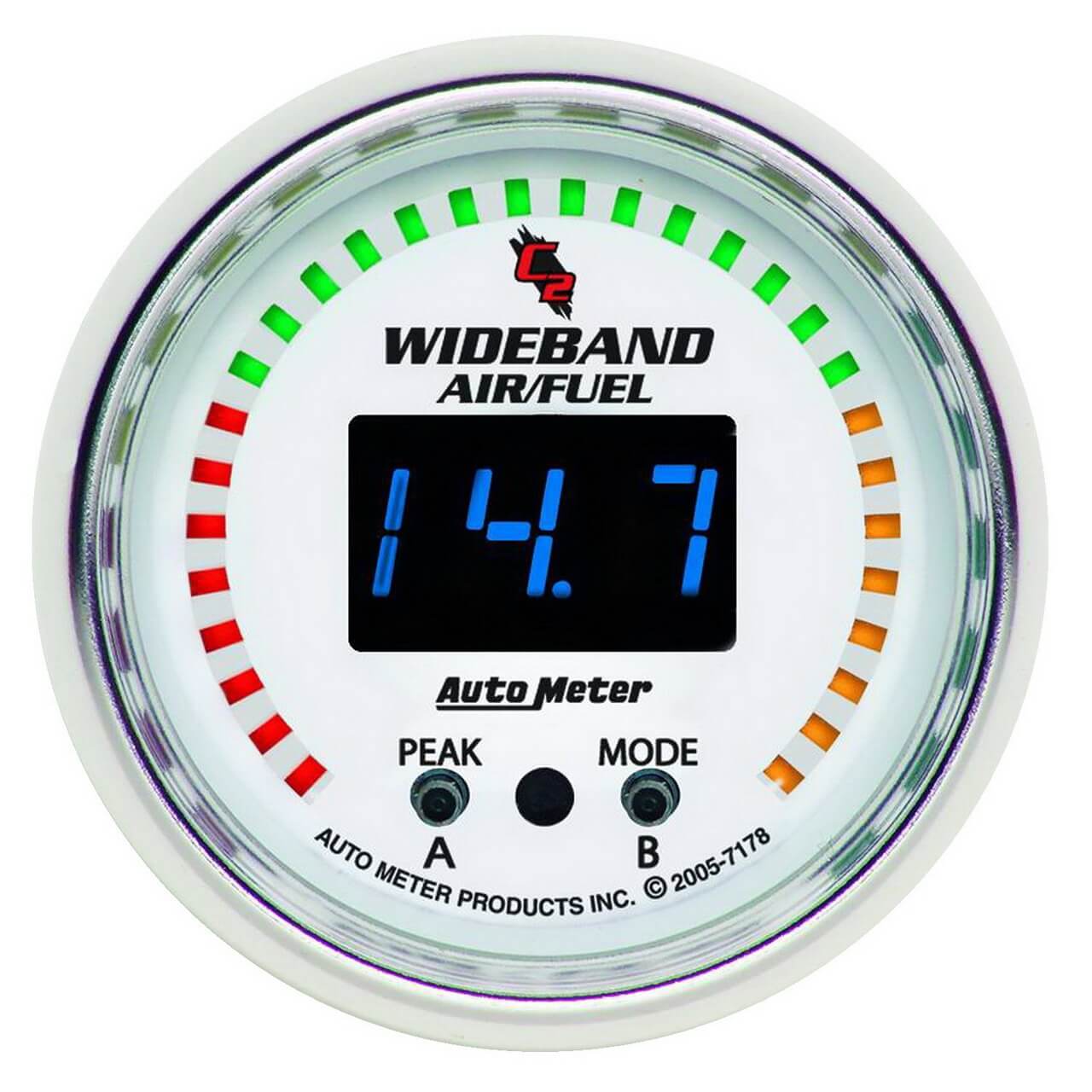 AutoMeter C2 Series Electric Wide-Band AFR Gauge (2 1/16in)