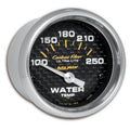 AutoMeter Carbon Fiber Electric Water Temp Gauge (2 1/16in, 100-250F)