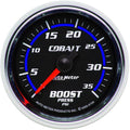 AutoMeter Cobalt Series Boost Gauge (52mm, 0-35 PSI)
