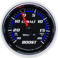 AutoMeter Cobalt Series Boost Gauge (52mm, 30 In. Hg - 20 PSI)