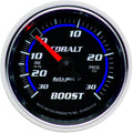 AutoMeter Cobalt Series Boost Gauge (52mm, 30 In. Hg - 30 PSI)