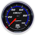 AutoMeter Cobalt Series Oil Pressure Gauge (52mm, 0-100 PSI)