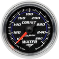 AutoMeter Cobalt Series Water Temperature Gauge (52mm, 100-260 F)