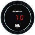 AutoMeter Digital Series Black Face Oil Pressure Gauge (2 1/16in, 0-100 PSI)