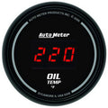 AutoMeter Digital Series Black Face Oil Temp Gauge (2 1/16in, 0-400 F)