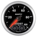 AutoMeter Elite Series Boost Gauge (2 1/16in, 0-100 PSI)