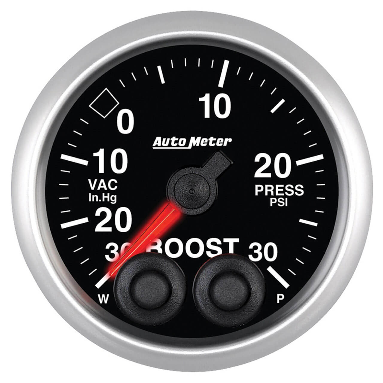 AutoMeter Elite Series Boost/Vac Gauge (2 1/16in, 30 in/Hg - 30 PSI)