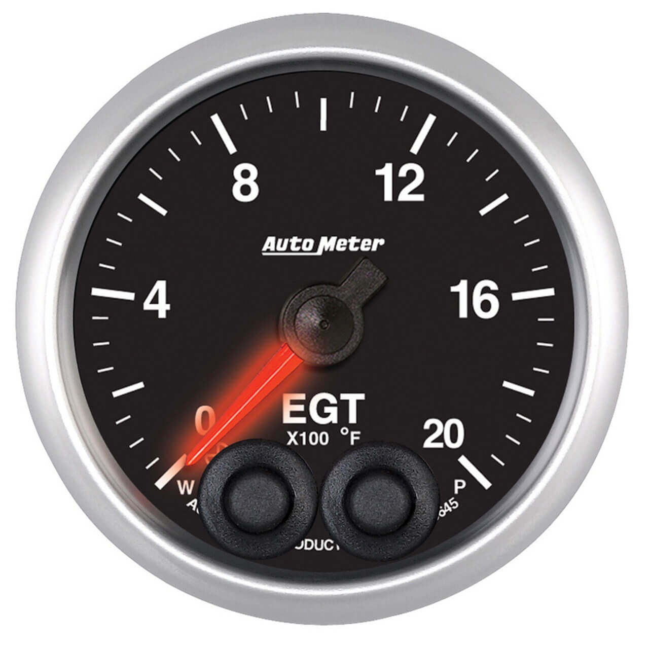 AutoMeter Elite Series EGT Gauge (2 1/16in, 0-2000F)