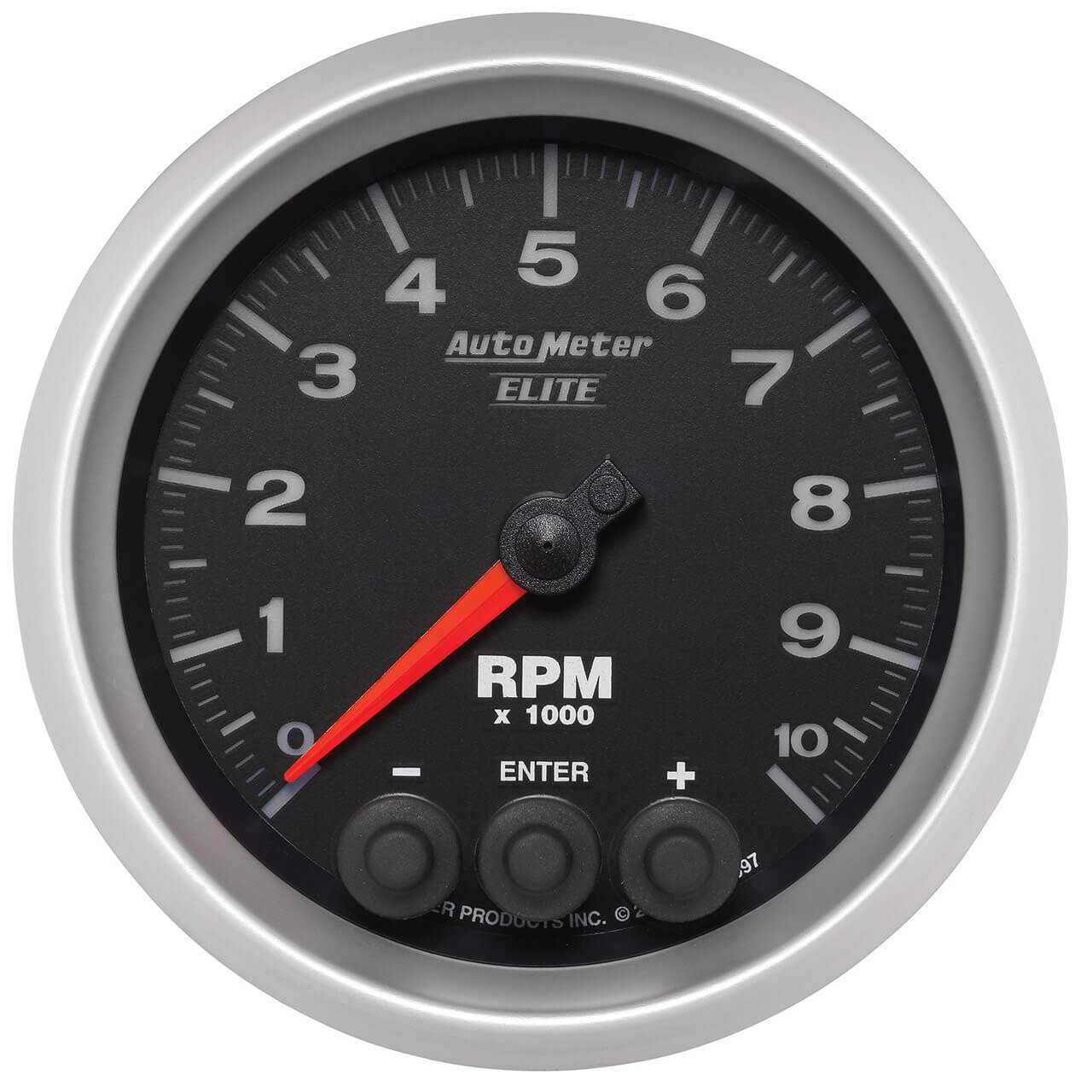AutoMeter Elite Series In-Dash Tachometer (3 3/8in, 0-10,000 RPM)