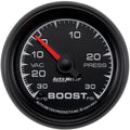 AutoMeter ES Series Boost Gauge (52mm, 30 In. Hg - 30 PSI)