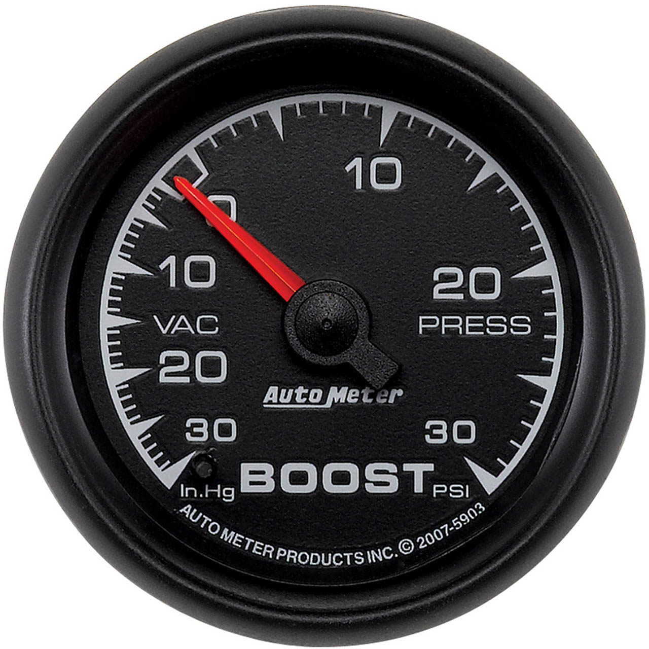 AutoMeter ES Series Boost Gauge (52mm, 30 In. Hg - 30 PSI)