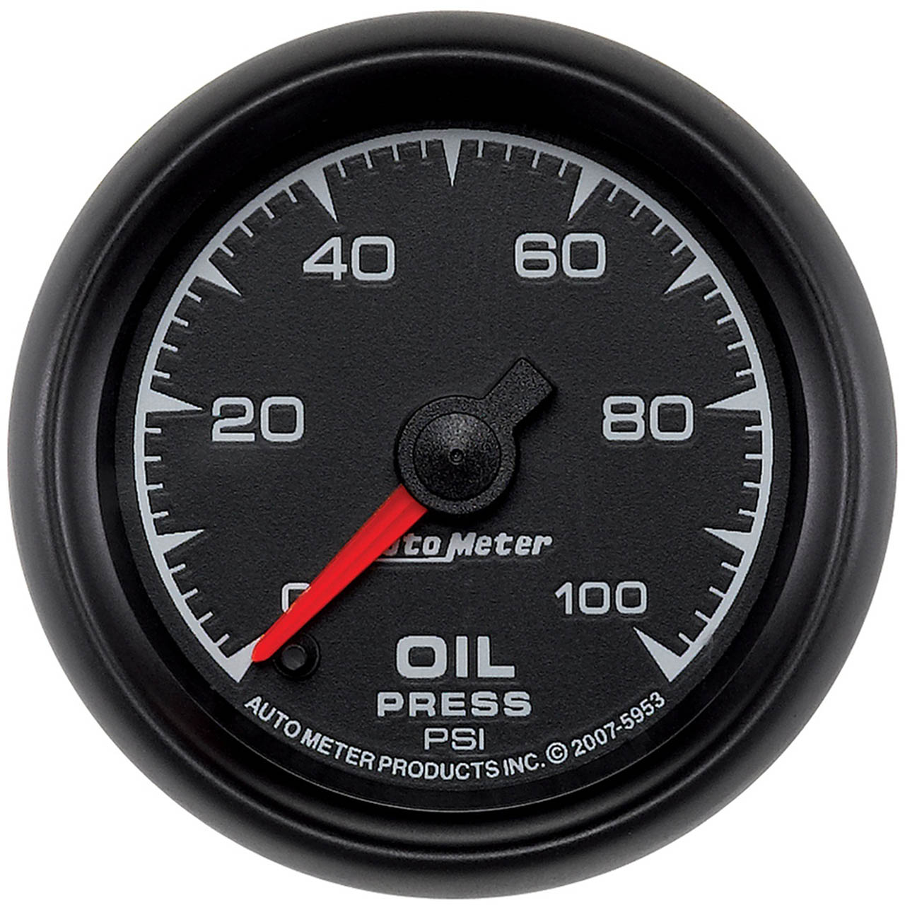 AutoMeter ES Series Oil Pressure Gauge (52mm, 0-100 PSI)