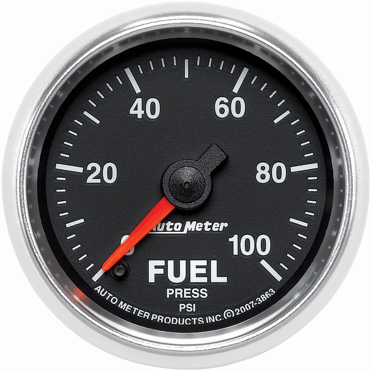 AutoMeter GS Series Fuel Press Gauge (2 1/16in, 0-100 PSI, Electric)