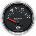 AutoMeter GS Series Oil Pressure Gauge (2 1/16in, 0-100 PSI)
