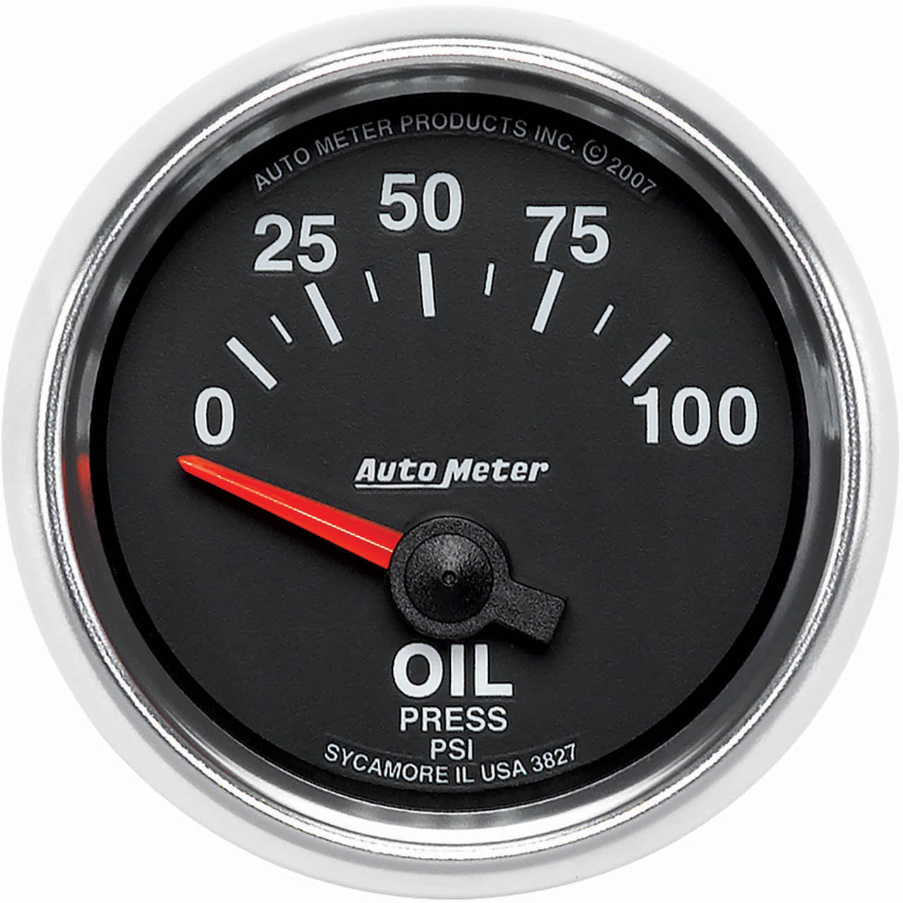 AutoMeter GS Series Oil Pressure Gauge (2 1/16in, 0-100 PSI)