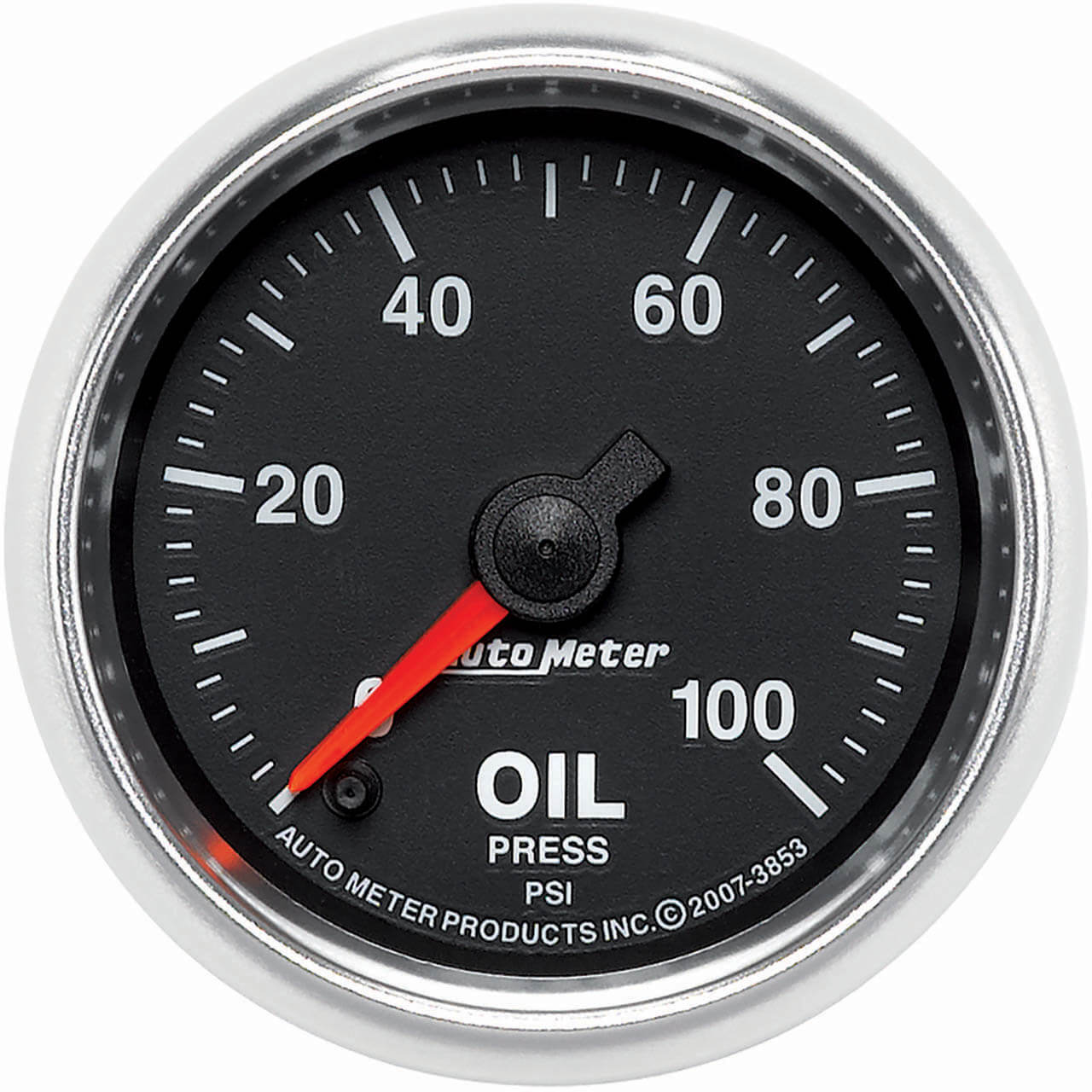 AutoMeter GS Series Oil Pressure Gauge (2 1/16in, 0-100 PSI)