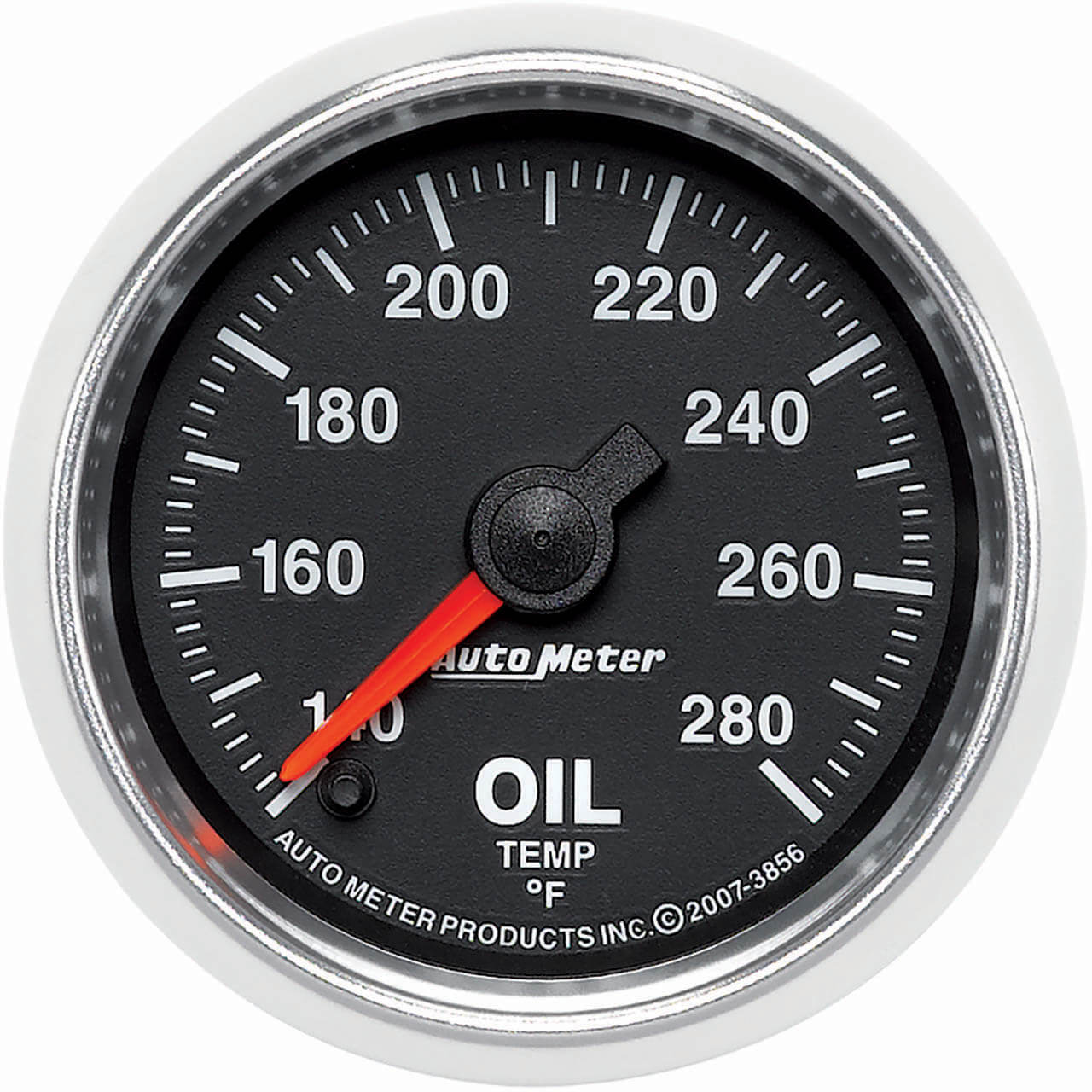 AutoMeter GS Series Oil Temp Gauge (2 1/16in, 140-280F, Electric)