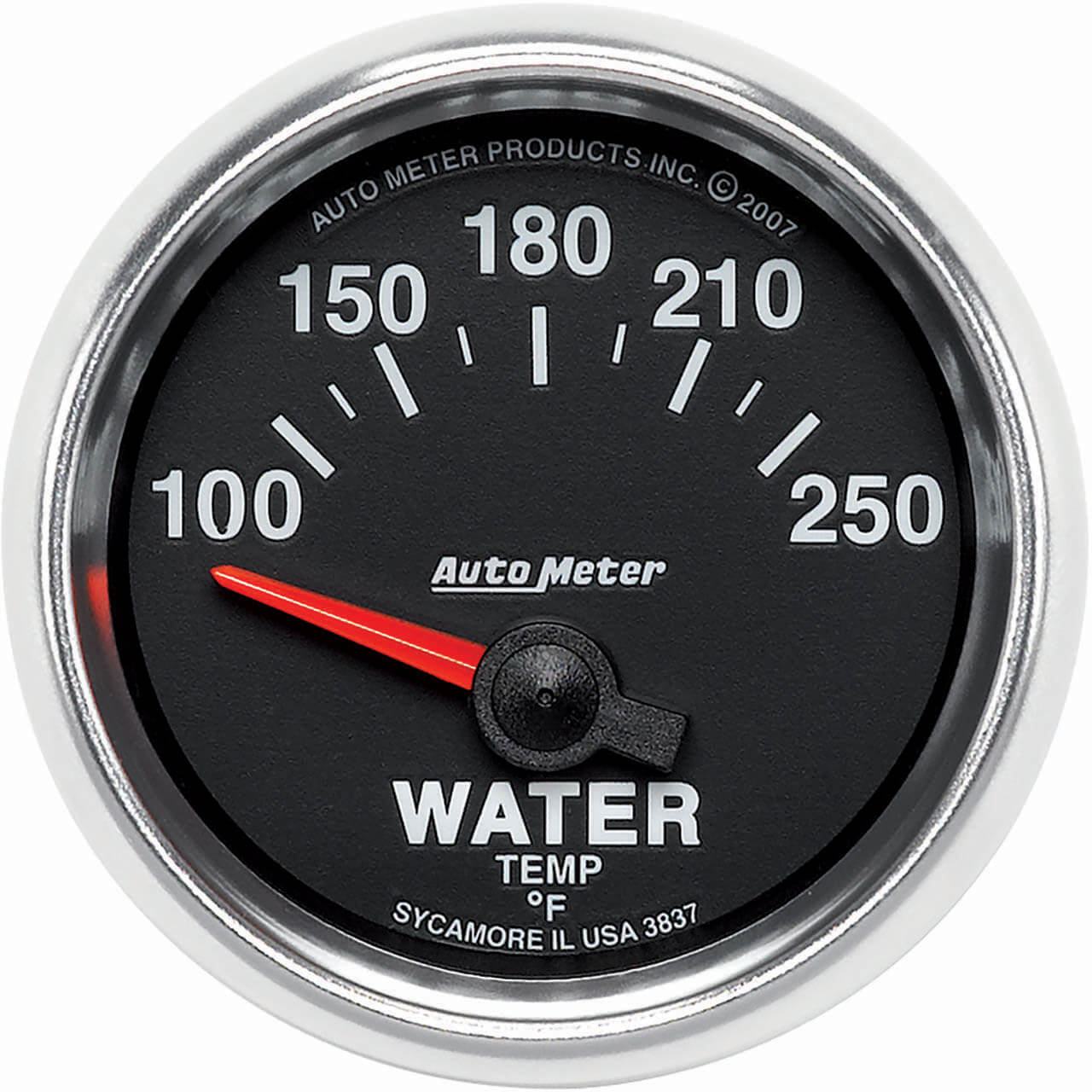 AutoMeter GS Series Water Temp Gauge (2 1/16in, 100-250F, Electric)