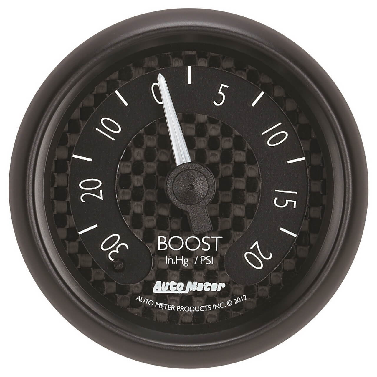 AutoMeter GT Series Boost Gauge (2 1/16in, -30-20 PSI)