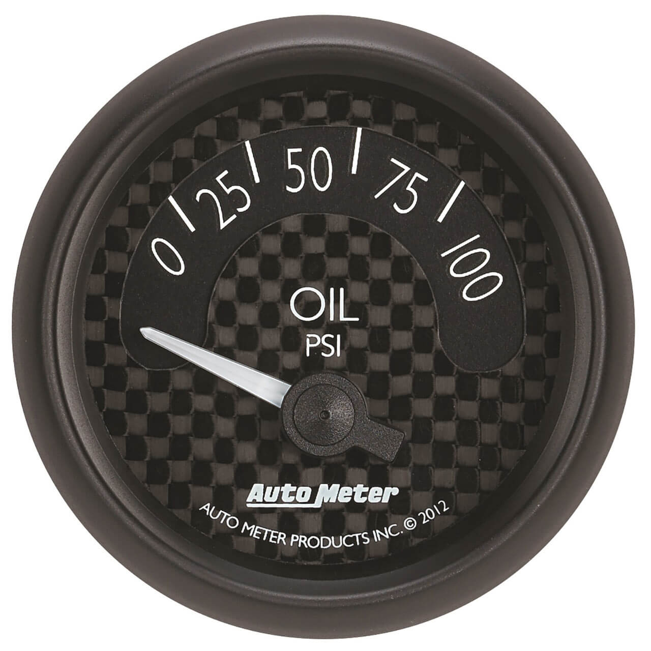 AutoMeter GT Series Electric Oil Pressure Gauge (2 1/16in, 0-100 PSI)