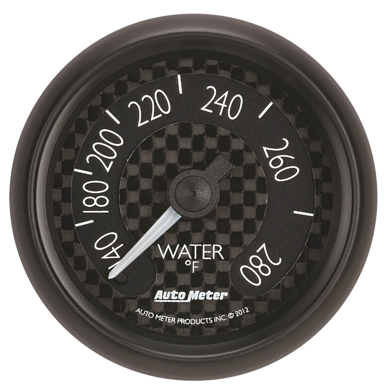 AutoMeter GT Series Water Temp. Gauge (2 1/16in, 140-280F)
