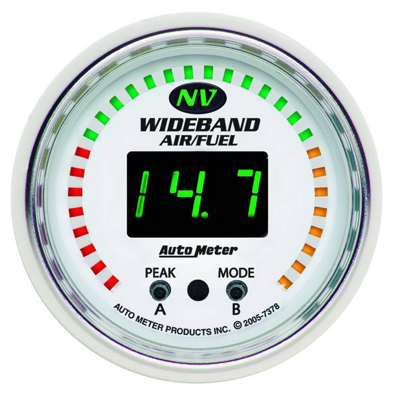 AutoMeter NV Series 2 1/16in Wide-Band Air Fuel Gauge