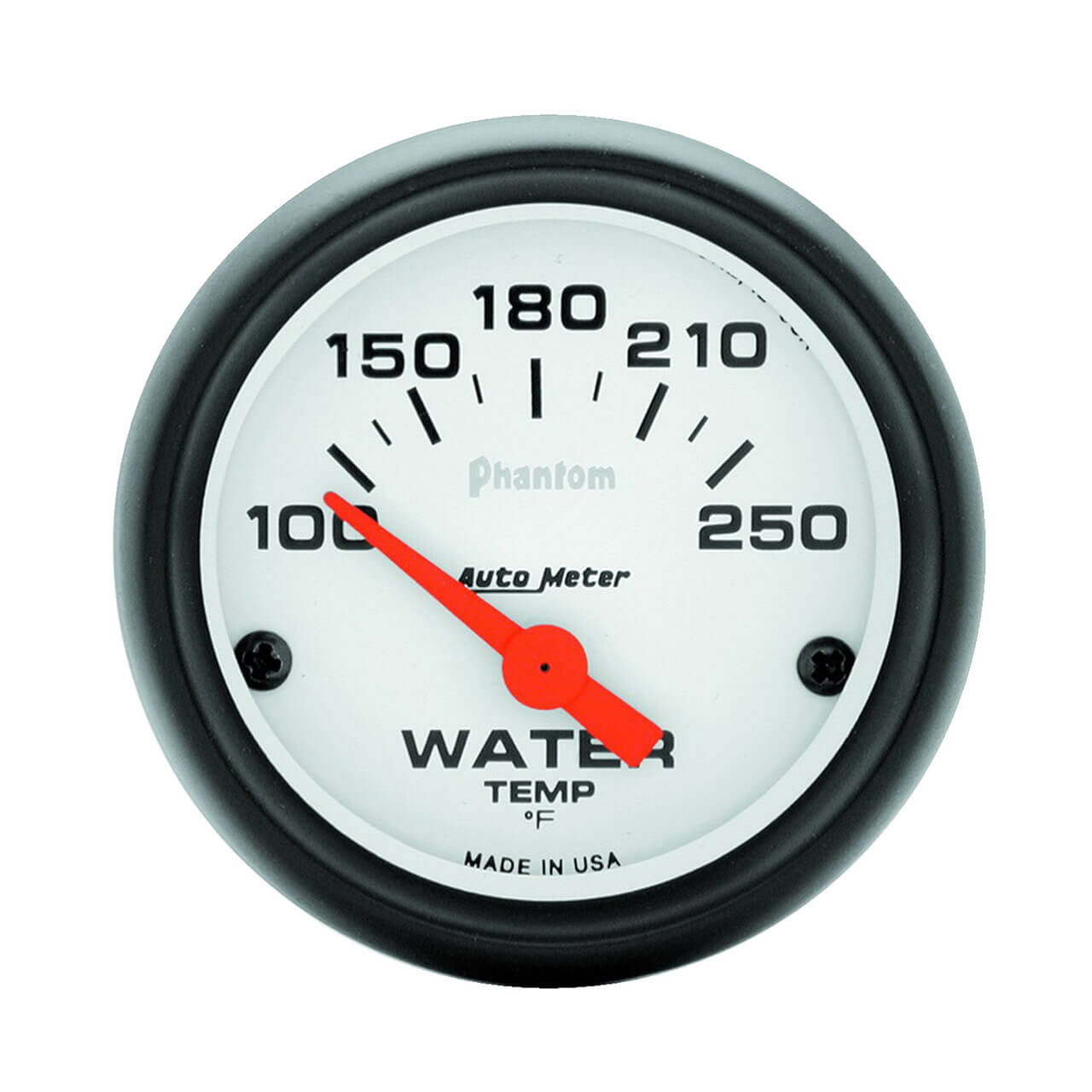AutoMeter Phantom Series 2 1/16in Water Temperature Gauge, 100-250F