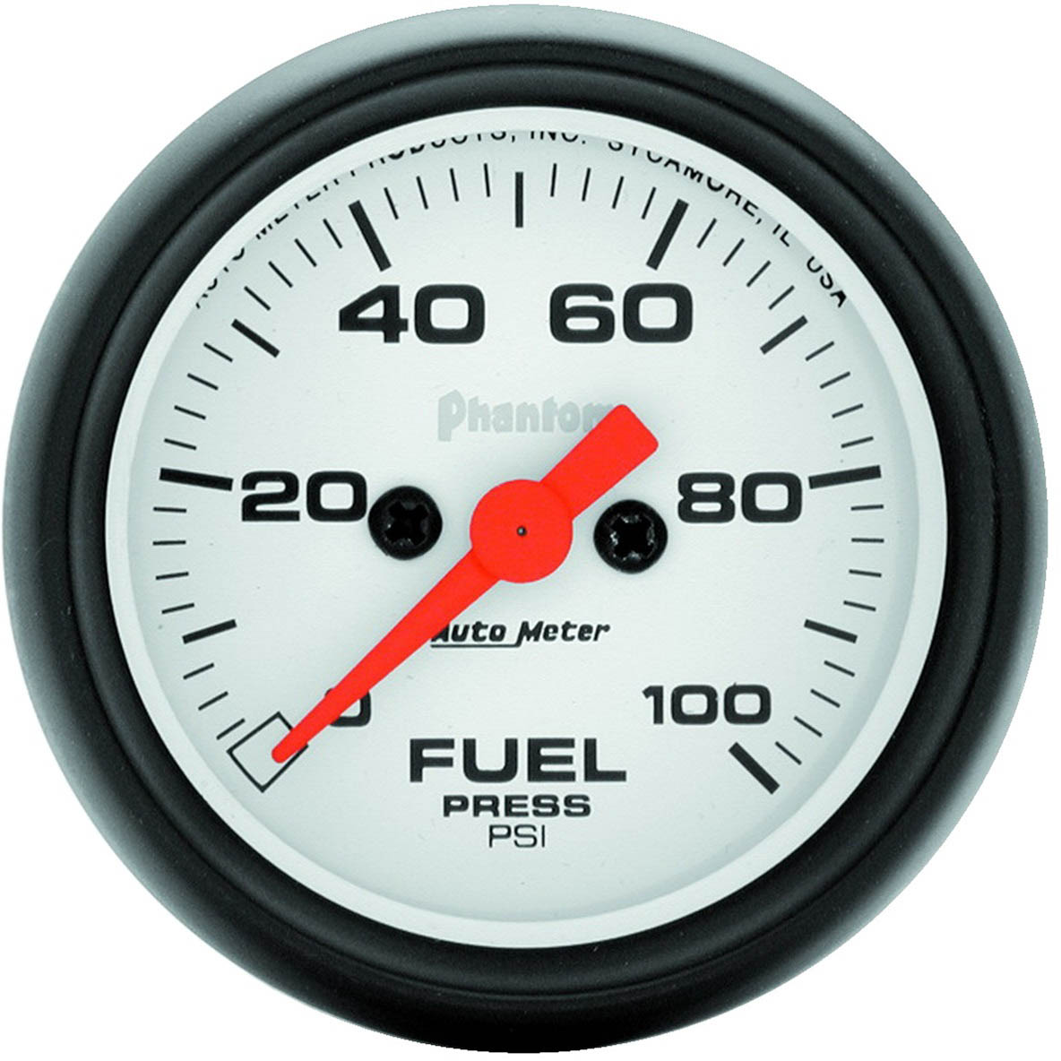 AutoMeter Phantom Series Fuel Pressure Gauge (52mm, 0-100 PSI)