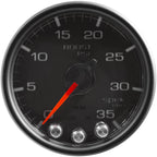 AutoMeter SPEK-PRO Boost Gauge (52mm, 0-35 PSI, Black/Black) - Angle 2