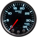 AutoMeter SPEK-PRO Boost Gauge (52mm, 0-35 PSI, Black/Black)