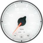 AutoMeter SPEK-PRO Boost Gauge (52mm, 0-35 PSI, White/Black, AntiGlare Lens)