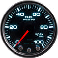 AutoMeter SPEK-PRO Fuel Pressure Gauge (52mm, 0-100 PSI, Black/Black)