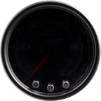 AutoMeter SPEK-PRO Fuel Pressure Gauge (52mm, 0-100 PSI, Black/Black) - Angle 2