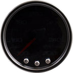 AutoMeter SPEK-PRO Oil Temperature Gauge (52mm, 100-300F, Black/Black) - Angle 2