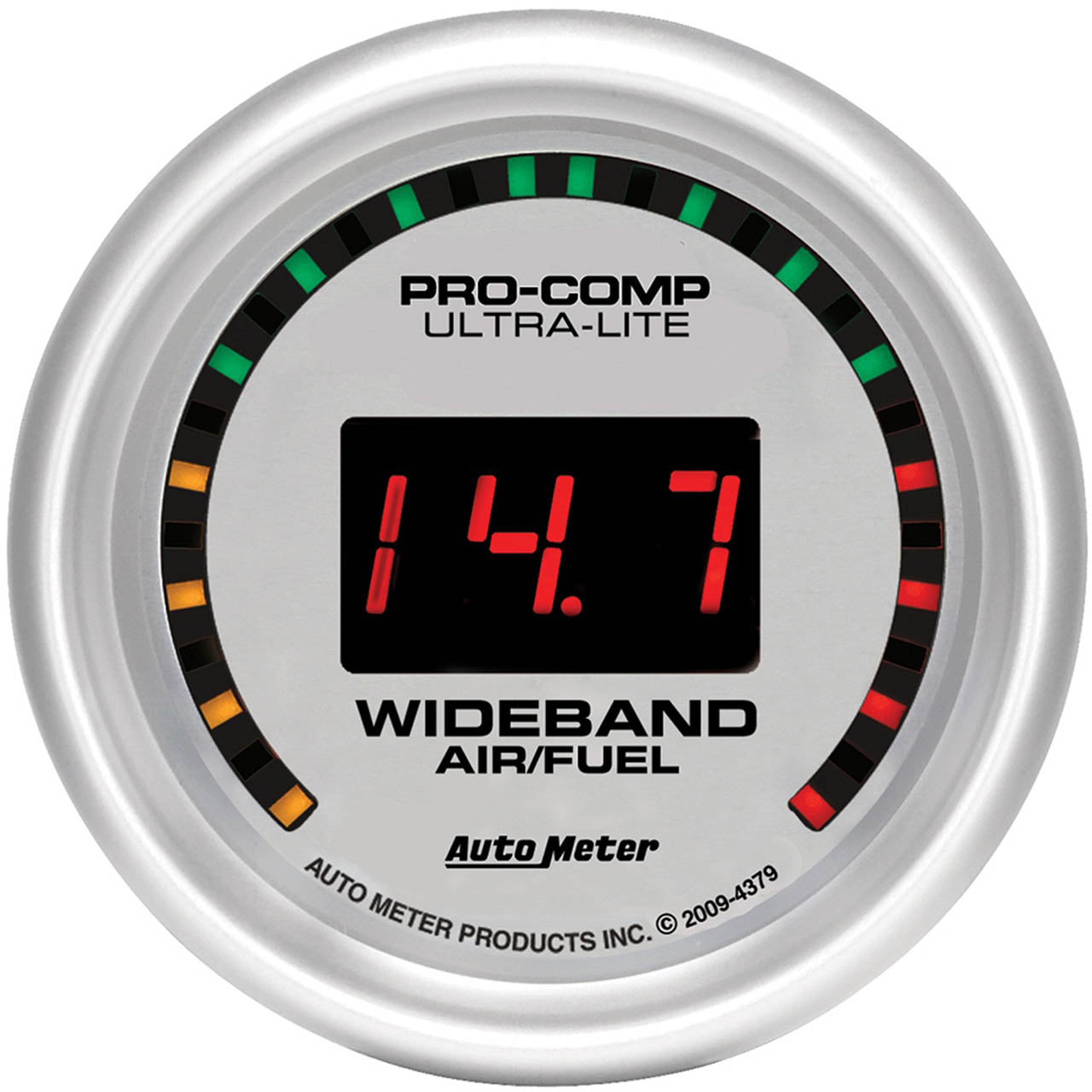 AutoMeter Ultra-Lite Series Air / Fuel Ratio (AFR) Gauge (52mm, 10:1-17:1 AFR)