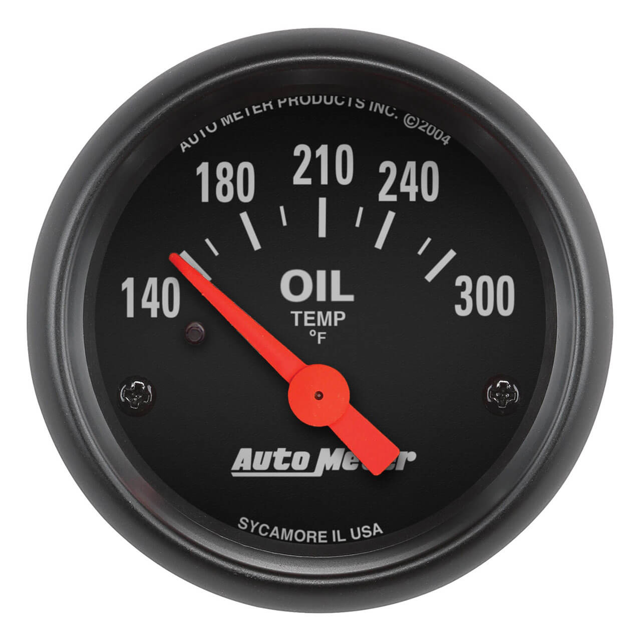 AutoMeter Z Series Electric Oil Temp Gauge (2 1/16in, 140-300F)