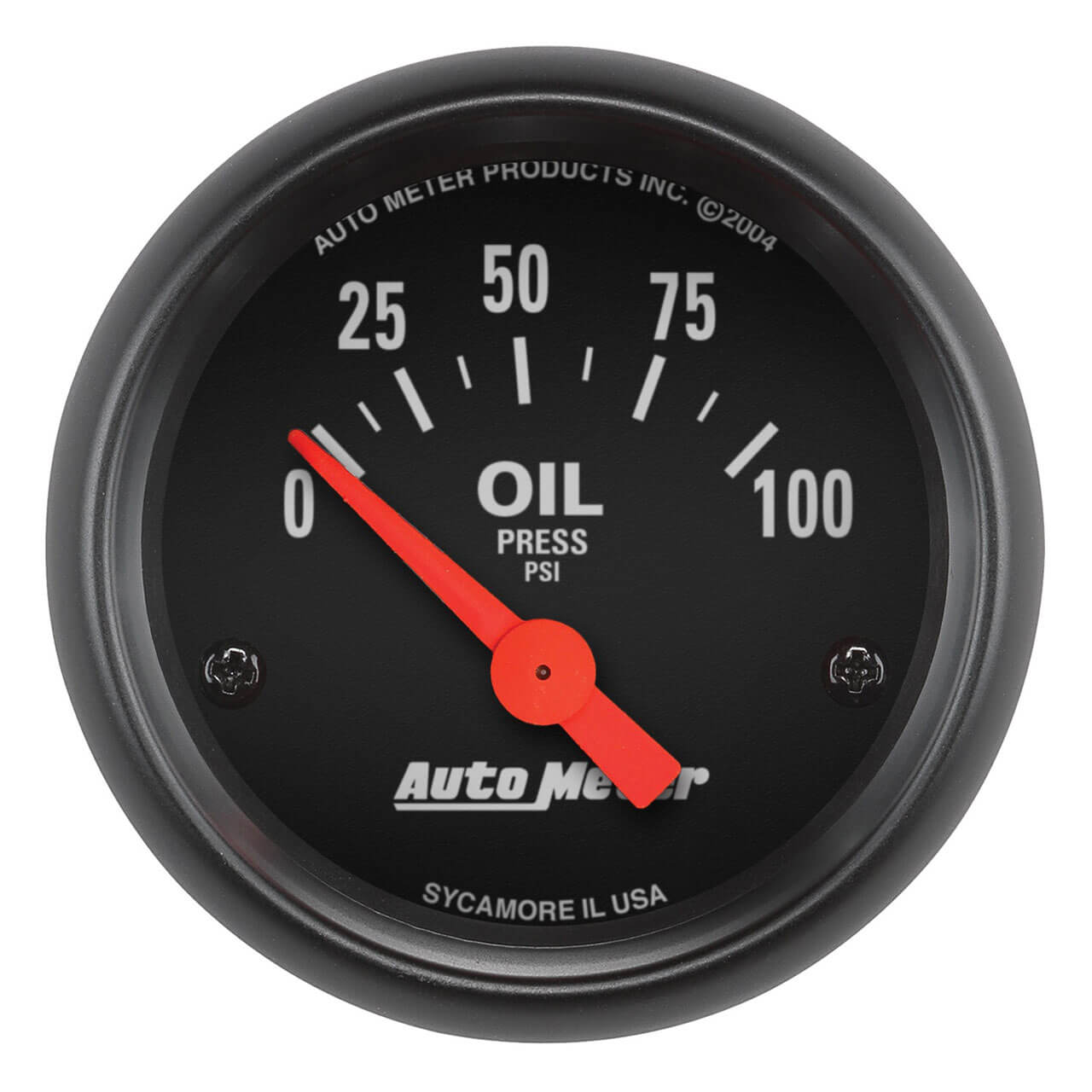 AutoMeter Z-Series Oil Pressure Gauge (52mm, 0-100 PSI)