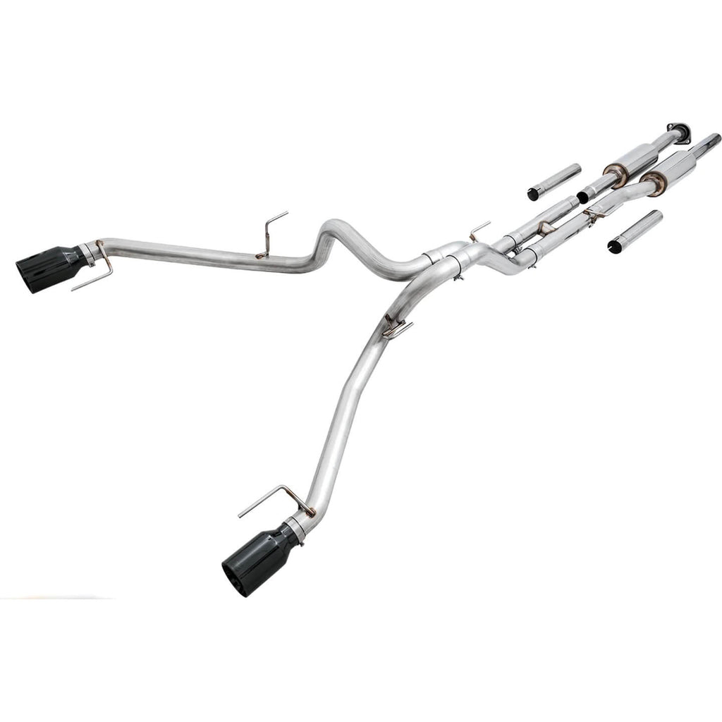 AWE FG Cat-Back Exhaust System w/ Diamond Black Tips, 2017-2020 F-150 Raptor