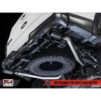 AWE FG Cat-Back Exhaust System w/ Diamond Black Tips, 2017-2020 F-150 Raptor - Angle 4